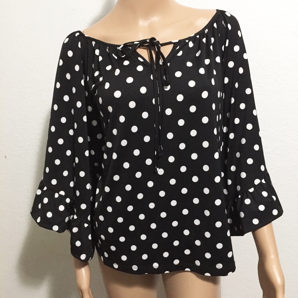 BETSEY JOHNSON POLKA DOT TOP NWT